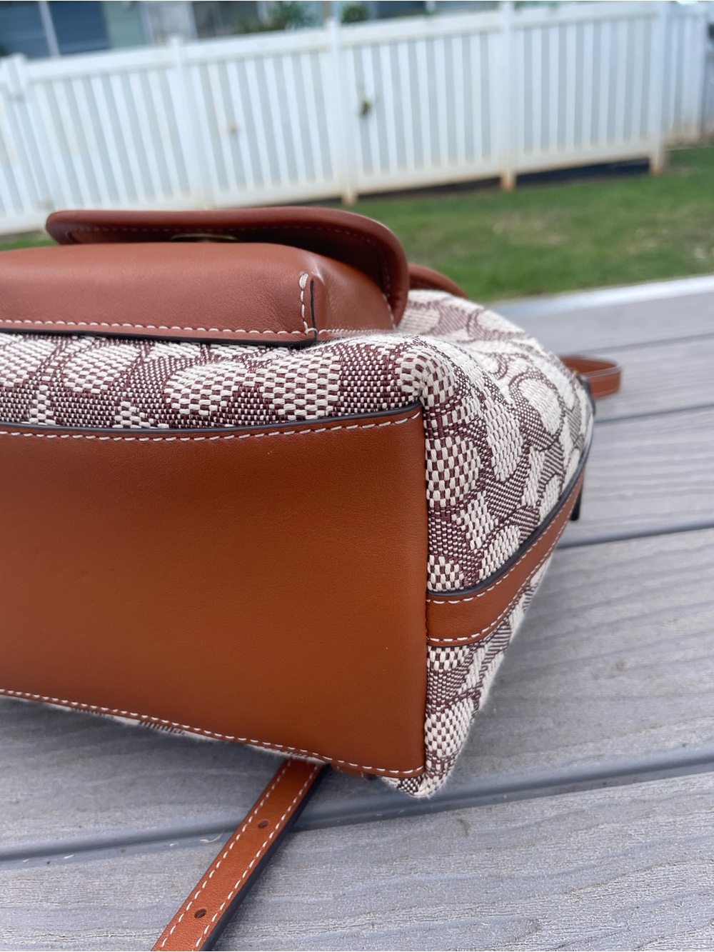 Coach Mini Riya Drawstring Backpack - Picture 9 of 16
